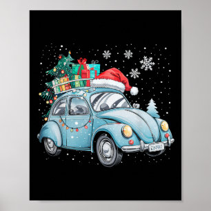 Weihnachtslicht Weihnachten Autofahren Weihnachten Poster