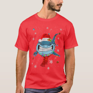 Weihnachtslicht Weihnachtslicht Funny Boys Sharkma T-Shirt