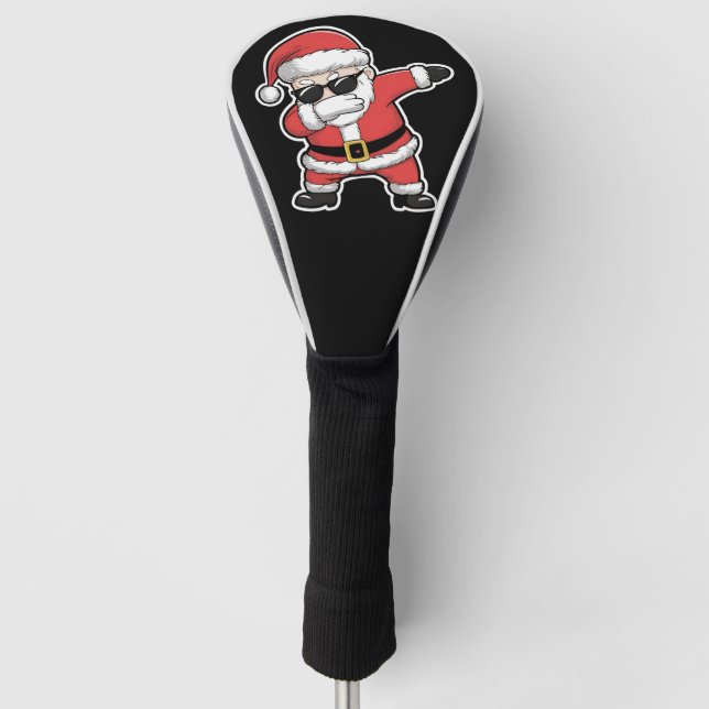 WeihnachtsLICHTE Dabbing Kinder Weihnachtsgeschenk Golf Headcover (Vorderseite)