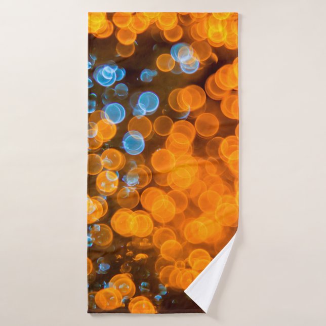 Weihnachtslichter Badehandtuch (Badehandtuch)