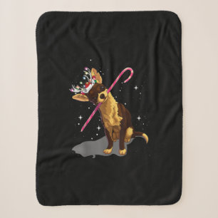 Weihnachtslichter Chihuahua Sherpadecke