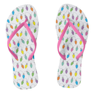 Weihnachtslichter Flip Flops