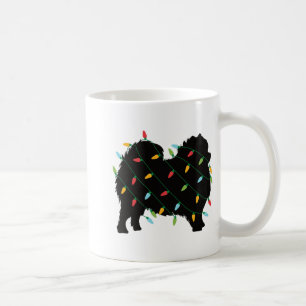 Weihnachtslichter Pomeranian Süßes Geschenk Für Hu Kaffeetasse