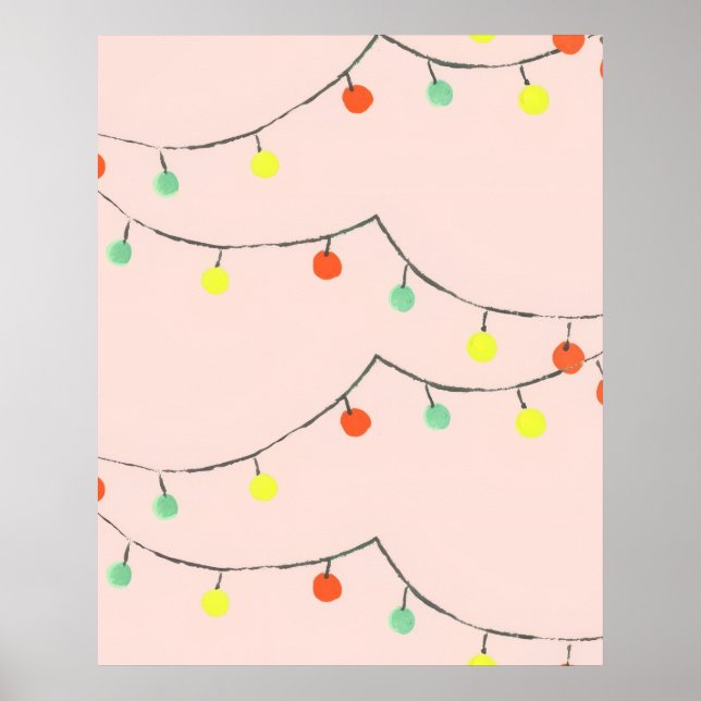 Weihnachtslichterkette  poster (Vorne)