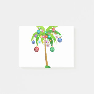 Weihnachtslichtpalme hawaii Strand tropisch x Post-it Klebezettel