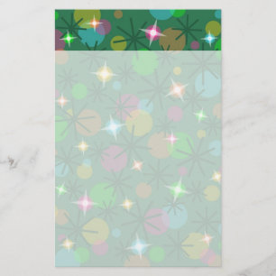 Weihnachtslichtpapier-Header Briefpapier
