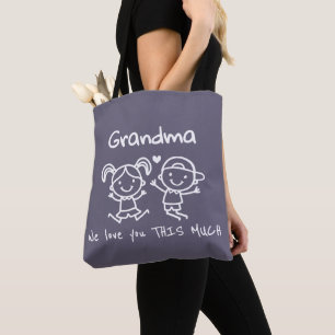 Weihnachtsliebe für Oma Lustiges Grafik-Geschenk Tasche