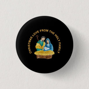 WEIHNACHTSLIEBE VON DER HEILIGEN FAMILIE BUTTON