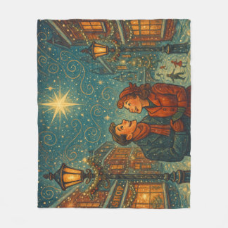 Weihnachtsliebesdecke fleecedecke