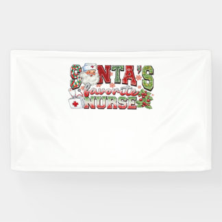 Weihnachtsliebevoll, fröhliche Krankenschwester, K Banner