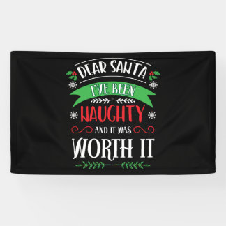 Weihnachtsliebhaber Der Weihnachtsmann war ein sch Banner