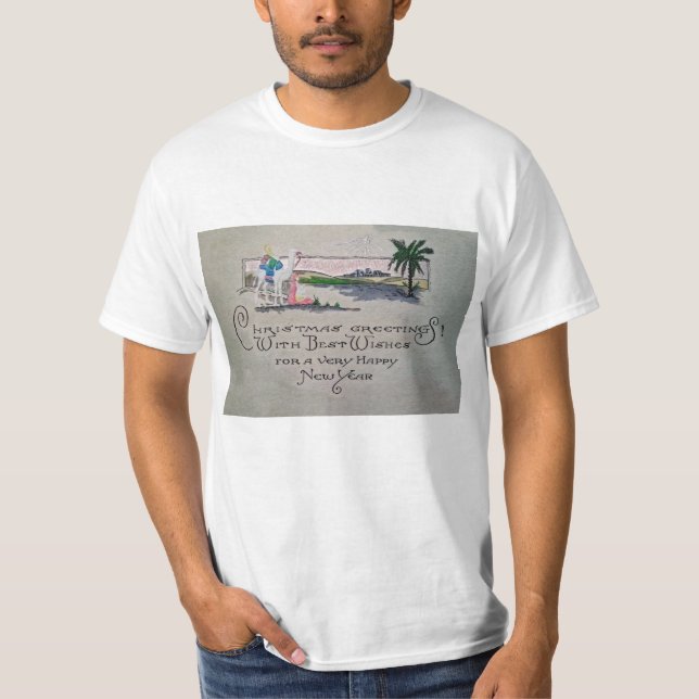 Weihnachtslied aus dem Jahr 1901 T-Shirt (Vorderseite)