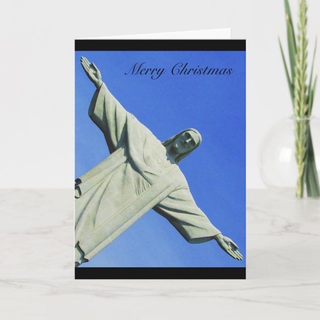 Weihnachtslied Feiertagskarte (Vorderseite)