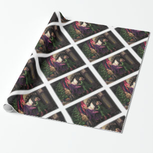 Weihnachtslied Geschenkpapier