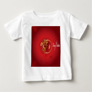 Weihnachtslied Jingle Bells Haben Sie einen gesegn Baby T-shirt
