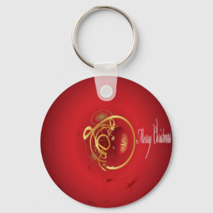 Weihnachtslied Jingle Bells, habt einen gesegneten Schlüsselanhänger