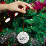 Weihnachtslied Keramik Ornament<br><div class="desc">Songvögel singen Weihnachtslied</div>