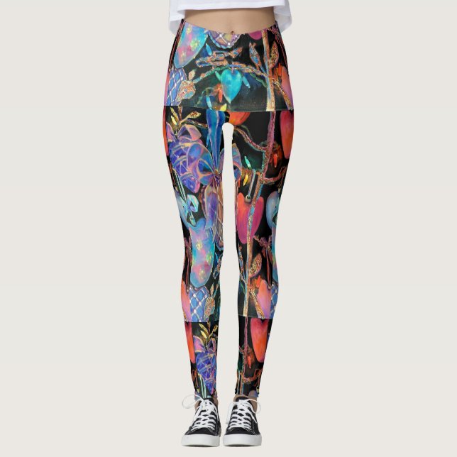 Weihnachtslied Leggings (Vorderseite)