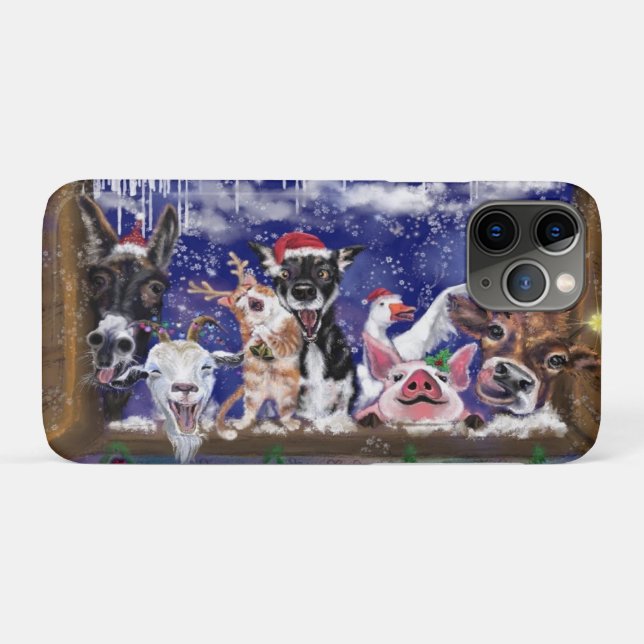 Weihnachtslied - Party Case-Mate iPhone Hülle (Rückseite (Horizontal))