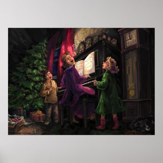 Weihnachtslied Poster (Vorne)