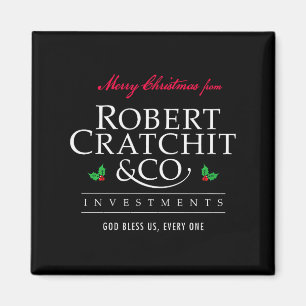 Weihnachtslied Robert Bob Cratchit Ebenezer Scroo Magnet