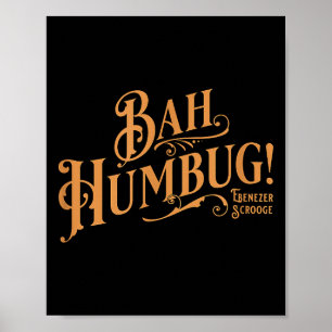 Weihnachtslied, Scrooge, Marley, Holiday-Design Ba Poster