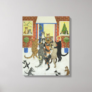 Weihnachtsliede Leinwanddruck