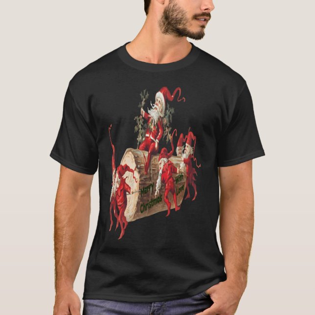 Weihnachtslieder auf einem Rundgang - Weihnachtsfe T-Shirt (Vorderseite)