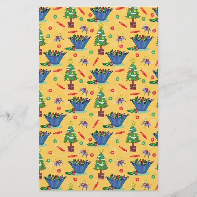Weihnachtslieder Briefpapier (Vorderseite)