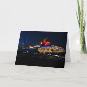 Weihnachtslieder der Marine Feiertagskarte