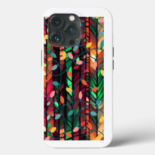 Weihnachtslieder farbenfrohe Glühbirnen Case-Mate iPhone Hülle