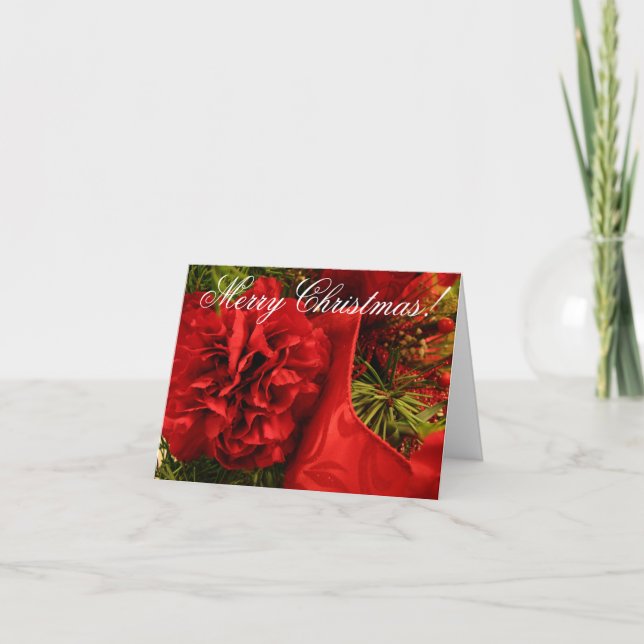 Weihnachtslieder Feiertagskarte (Vorderseite)