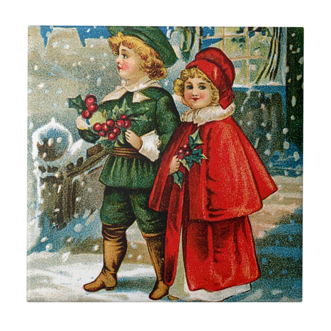 Weihnachtslieder Fliese (Vorderseite)
