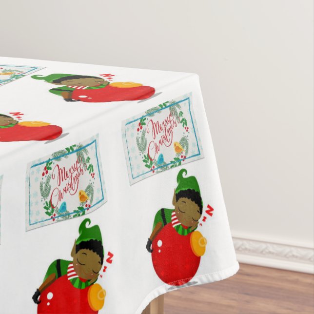 Weihnachtslieder, Frohe Weihnachten, afrikanisch Tischdecke (Beispiel)