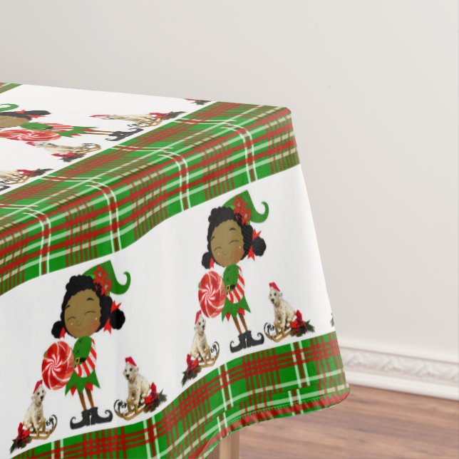 Weihnachtslieder, frohe Weihnachten, afrikanischer Tischdecke (Beispiel)