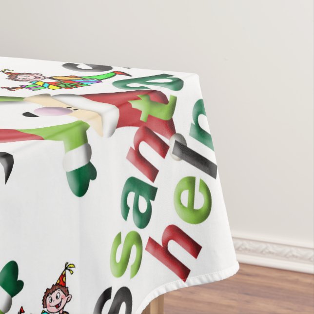 Weihnachtslieder, Frohe Weihnachtsnachtsnachtslied Tischdecke (Beispiel)