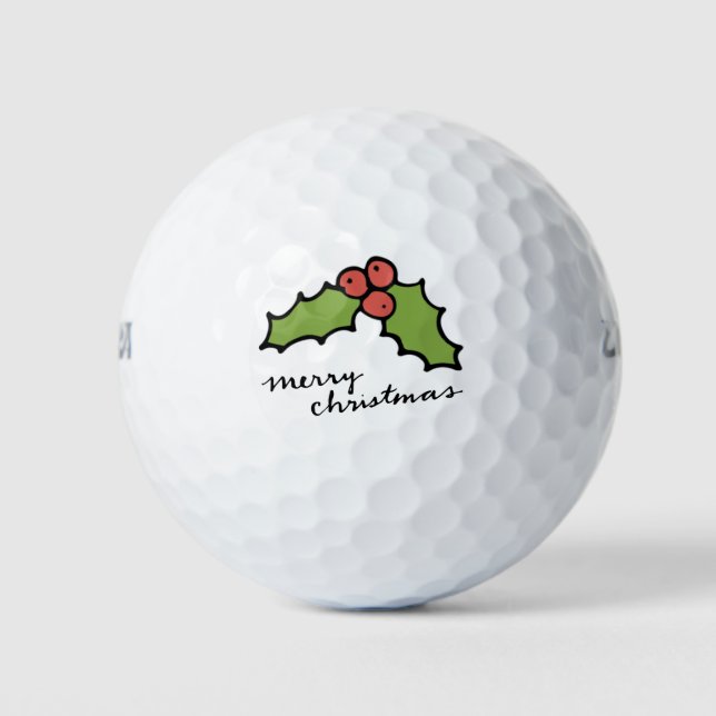 Weihnachtslieder Golfball (Vorderseite)