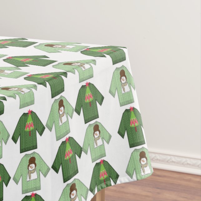 Weihnachtslieder, Grüne Weihnachtssüßer Tischdecke (Beispiel)