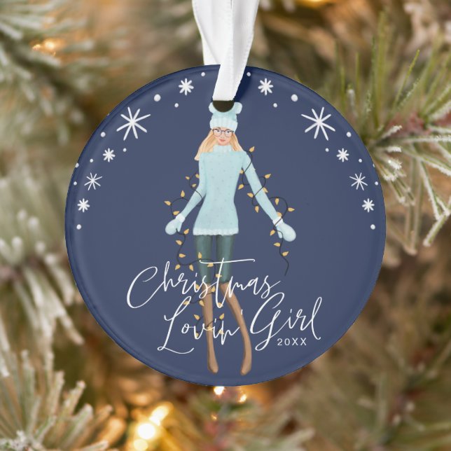 Weihnachtslieder im Wasser Ornament (Baum)