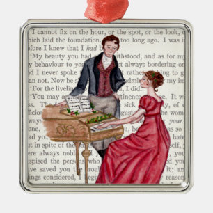 Weihnachtslieder in Pemberley Ornament Aus Metall