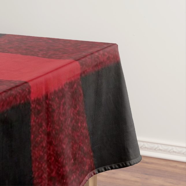 Weihnachtslieder Karierter Bär Tischdecke (Beispiel)