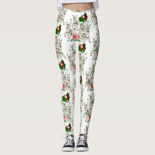 Weihnachtslieder Lamas Leggings