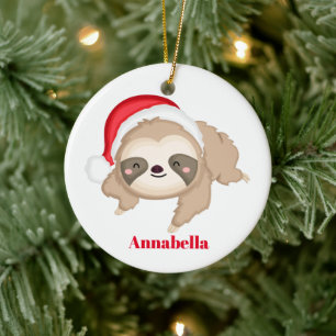 Weihnachtslieder Liebe santa Namensnachricht hinzu Keramik Ornament