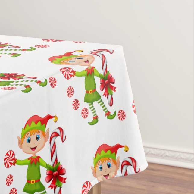 Weihnachtslieder, Merry, Elf Peppermint Tischdecke (Beispiel)