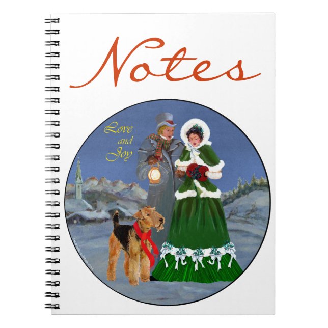Weihnachtslieder Notizblock (Vorderseite)