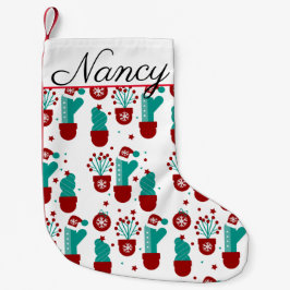 Weihnachtslieder Pflanze Kakteen Greenery Whimisic Kleiner Weihnachtsstrumpf