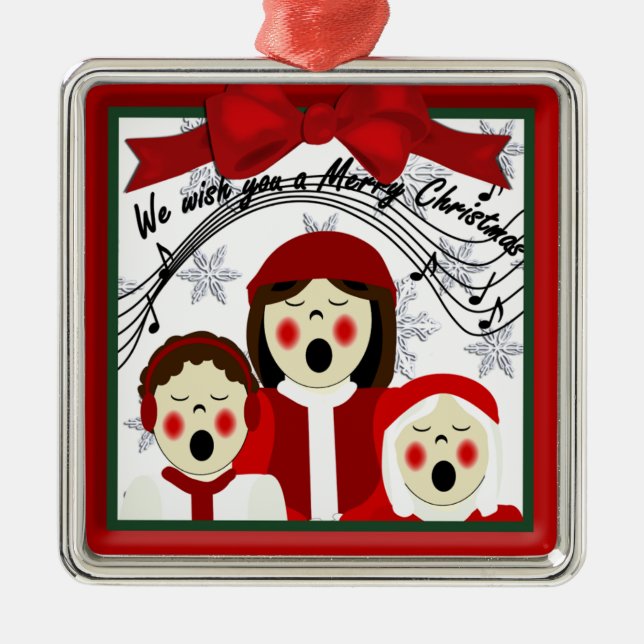Weihnachtslieder Premium Ornament (Vorne)