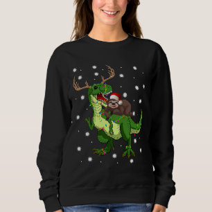 Weihnachtslieder Riding Trex Sweatshirt