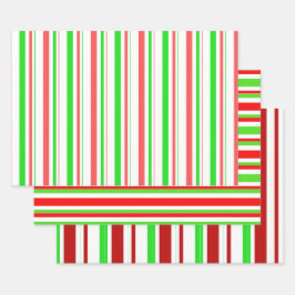 Weihnachtslieder rot, weiß, grün gefärbt geschenkpapier set