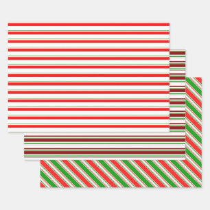 Weihnachtslieder rot, weiß, grün gefärbt geschenkpapier set